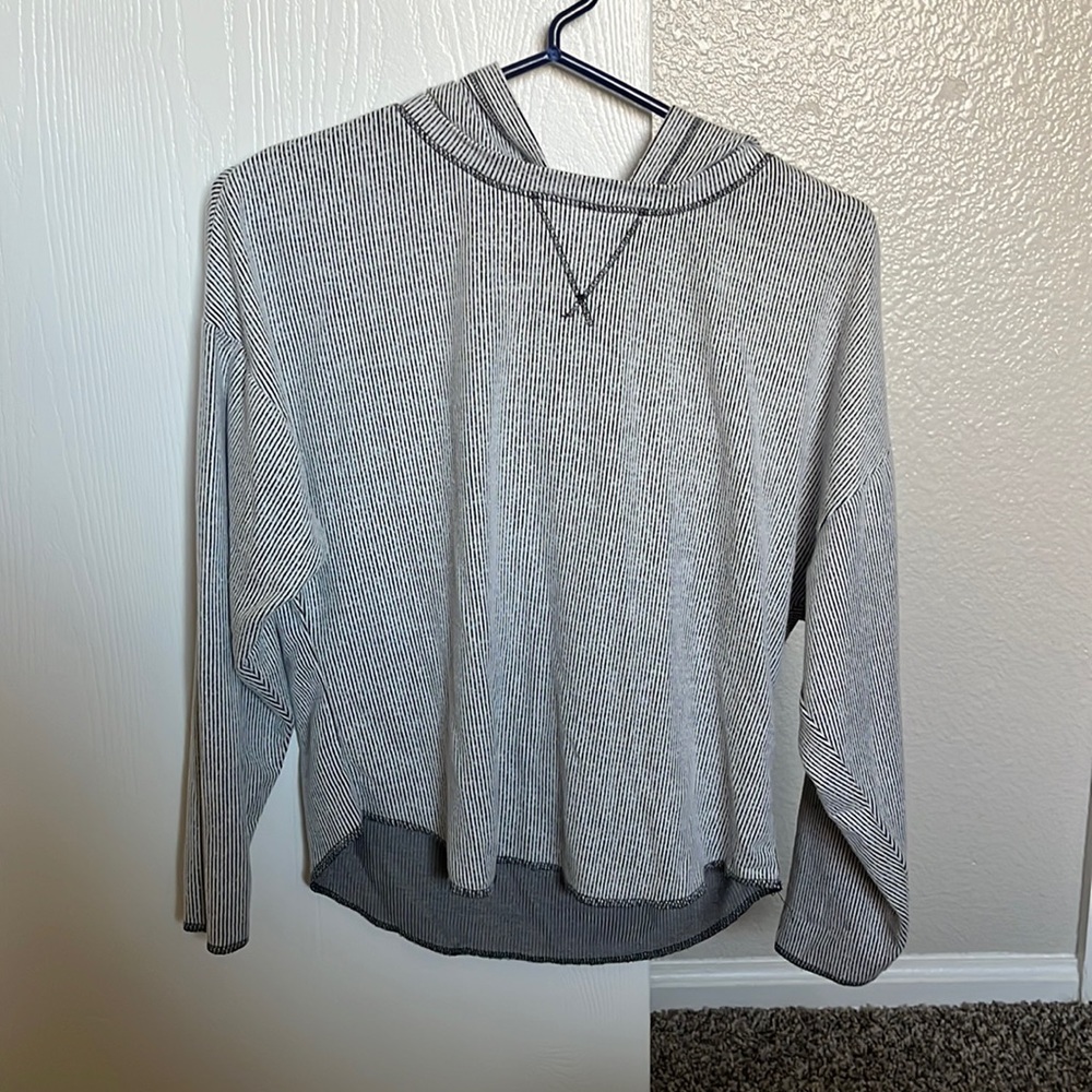 Very soft long sleeve with a hood